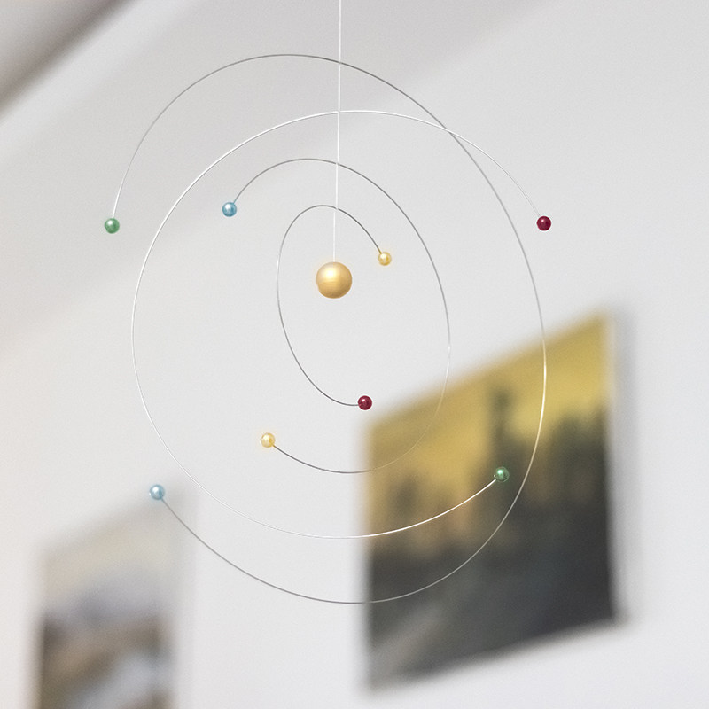 Home Improvement Ideas - Atomowy Wszechświat Mobilna Dekoracja Balansująca Wisząca