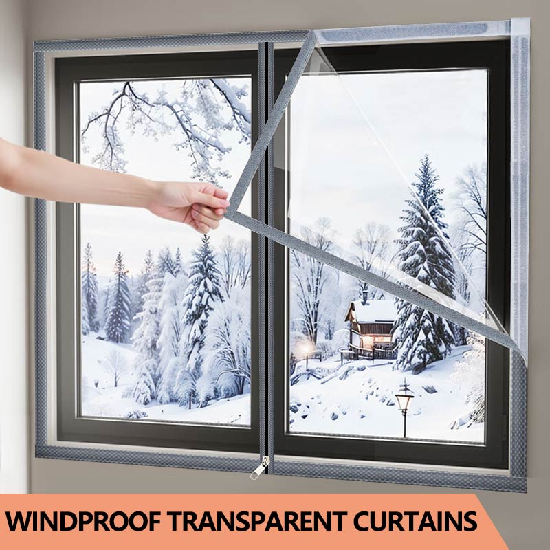 Window Insulation Film - Przezroczysta, wiatroodporna folia izolacyjna na okna