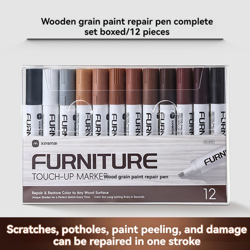 Wood Filler Stick - 21/17/6 sztuk zestaw do retuszu mebli
