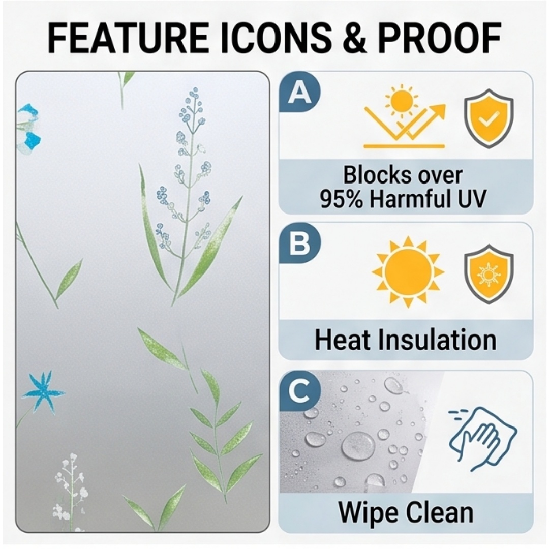 Samoprzylepna niebieska folia  – Window Insulation Film recenzja i cena