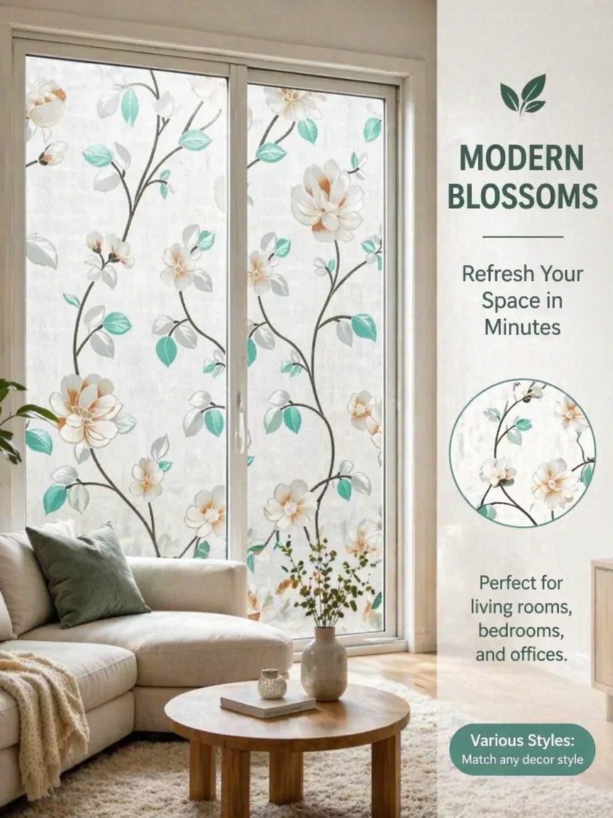 Folia okienna z wzorem haftu,  – Window Insulation Film recenzja i cena